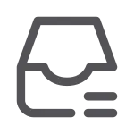 Inbox List SVG Icon